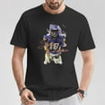 thumbnail image 2 of Retro Justin Jefferson 90s Graphic T-Shirt – Vintage Style Football Tee, Cool Sports Icon Shirt, Nostalgic 90s Inspired Apparel, Perfect Gift for Justin Jefferson Fans and Football Lovers, 2 of 3