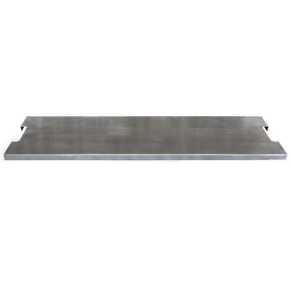 Elementi Outdoor Hampton Fire Pit Table Rectangle Stainless-Steel Lid 42 x 12 Inches Fire Pit Accessories Patio Heater Lid