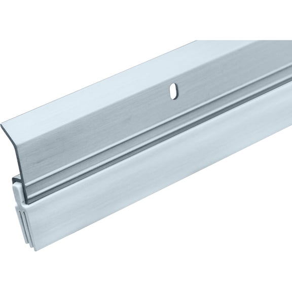 Randall Manufacturing Aluminum Door Sweep, Triple Seal for Gaps, Draft Stopper, Weather Stripper, Gray, 3 Ft