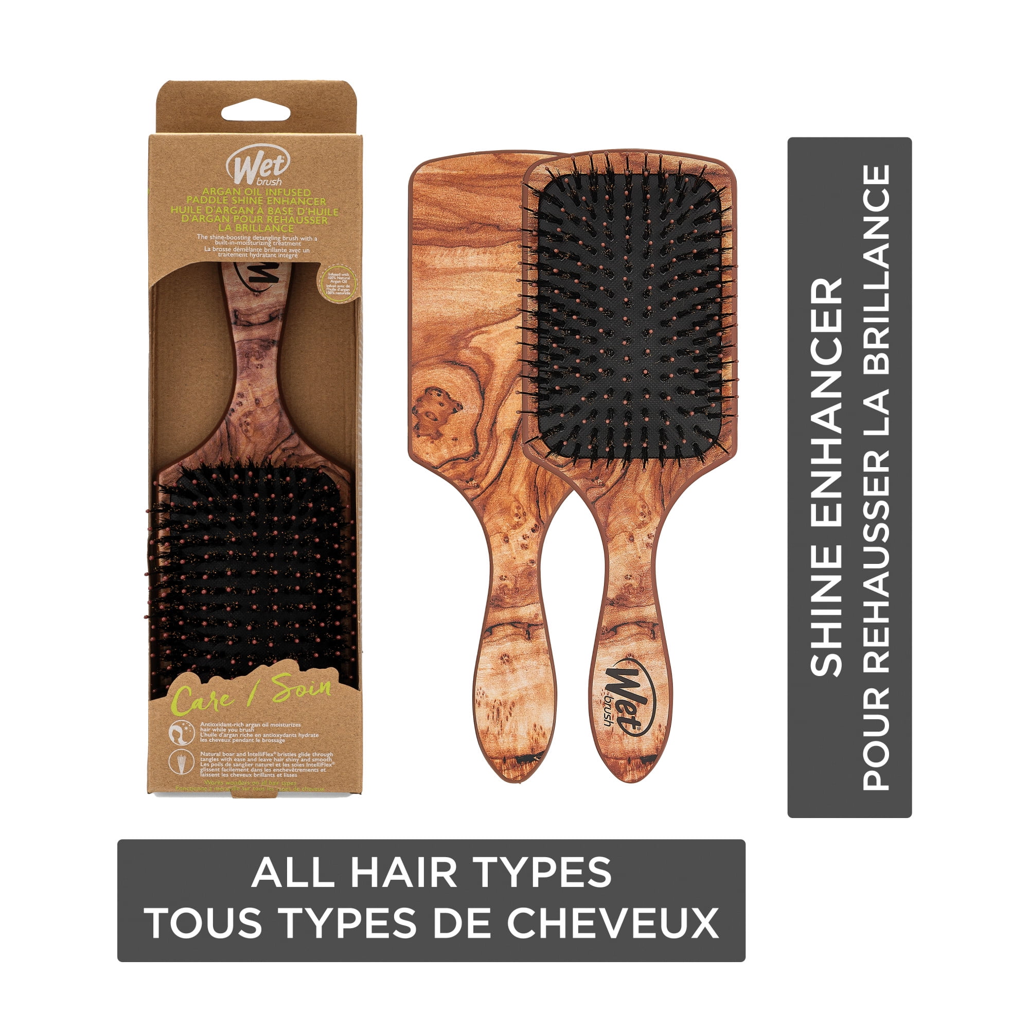 Wet Brush Paddle Detangler Brush, Brush for all-purpose styling.