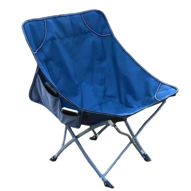 Chaise Pliante de Camping Portable Chaise d'Extérieur en Tissu Oxford pour Camping Randonnée Pêche