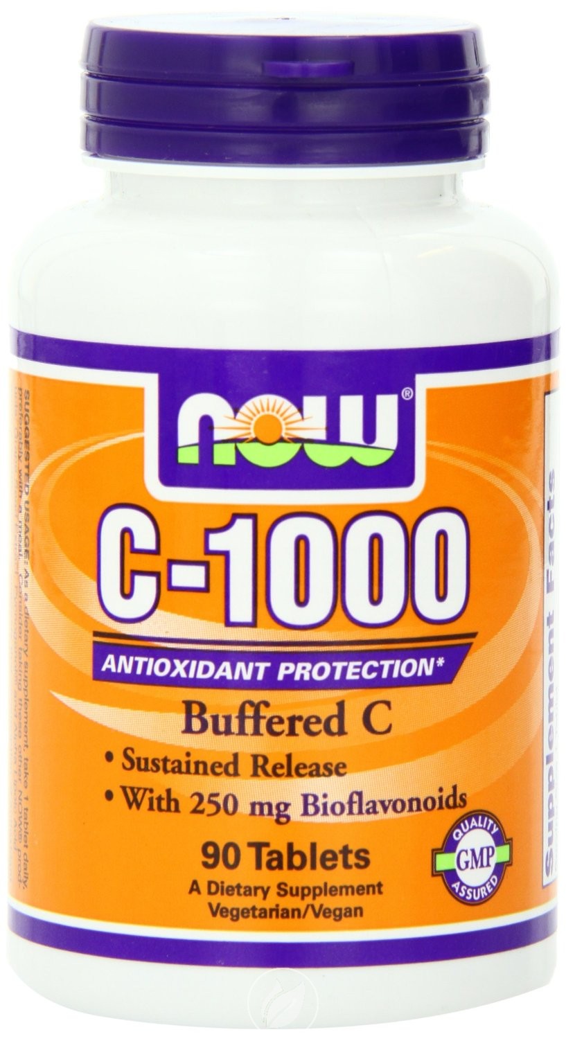 Vitamin C1000 Complex 90 Tablets by Now Foods, Pack of 2