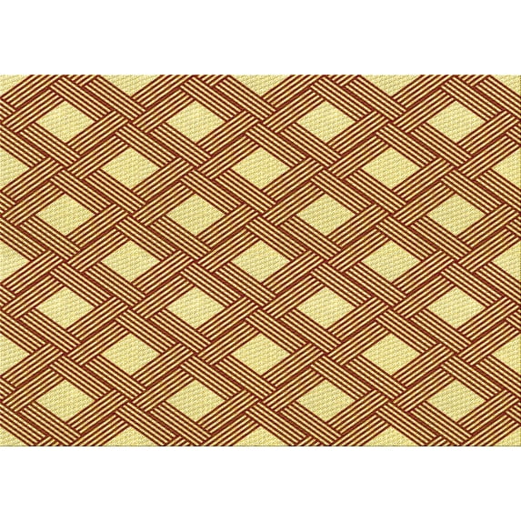 Ahgly Company Indoor Rectangle Patterned Chilli Pepper Red Area Rugs, 7' x 9'