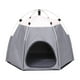 thumbnail image 4 of Casa para gatos Salvador Nido de tienda para gatos Gris, 4 of 9