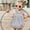 Gray, variant on ATOGUTA Baby Onesies Sleeveless Tank Floral Print Romper Bodysuit Outfits Red, Sizes 0-24M