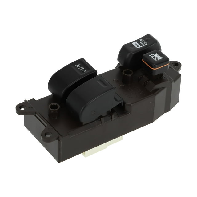 Interruptor de ventana eléctrica Unique Bargains No.8482035100 para el lado del conductor delantero para Toyota Yaris Hiace 1999-2005 Negro