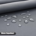 thumbnail image 4 of Buganda Grey Ombre Shower Curtain, Waterproof & Mildew Resistant Bathroom Curtain, Heavy Duty with 12 Hooks, 72x72 Inches, 4 of 9