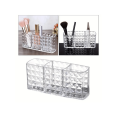 thumbnail image 4 of 1pc 3-Compartment Makeup Brush Storage Box, 4 of 5