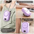 thumbnail image 4 of AOCOOLFAN Ventilador portátil para el cuello, mini pequeño ventilador personal de mano, recargable por USB, 3 velocidades, para niñas, niños, mujeres, pestañas, viajes, hogar, oficina, al aire libre, 4 of 5