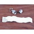 thumbnail image 5 of Agiferg Étiquette d'Adresse pour Chien Chat Tube de Rangement Carte d'Identification Argent, 5 of 5