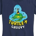 thumbnail image 3 of Pete The Cat - Turtle-y Groovy - Women's Short Sleeve Graphic T-Shirt, 3 of 6