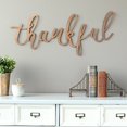 thumbnail image 3 of Stratton Home Decor S09589 Thankful Script Wall Decor, Bronze, 3 of 5