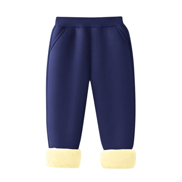 Pantalon Garçon Bébé Chaud Sanitaire Épais Pantalon Décontracté Grands Enfants