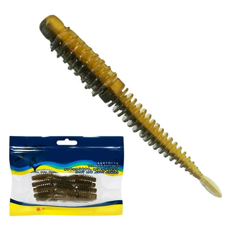 lixuesong 10pcs Soft Lures Artificial Baits Wobblers 8.5/7.5/6.5cm Floating Fishing Lures for Trout Fishing Swimbait