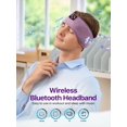 thumbnail image 5 of Fulext Sleep Headphones Bluetooth Headband,Sleeping Headphones Sports Headband Headphones, Long Time Play Sleeping Headsets with Built in Speakers Perfect for Workout,Running,Yoga, 5 of 5