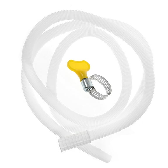 HOMEMAXS Ac Water Drain Hose for Units Pump Washer Inlet Valve Connector White