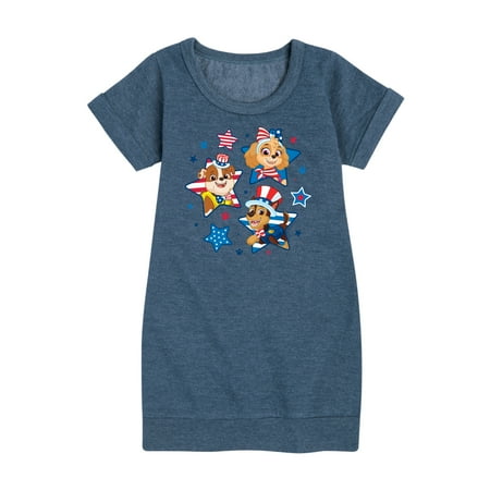 

Paw Patrol - Americana - 4th of July Pup Stars - Toddler & Youth Girls Fleece Dress