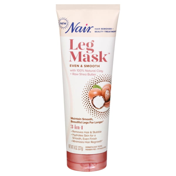Nair Hair Remover & Beauty Treatment Charcoal Clay Leg Mask  -  