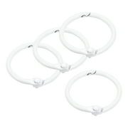 Uxcell Loose-Leaf Binder Rings, 30mm/ 1.18" Metal Book Ring, White, 4Pack