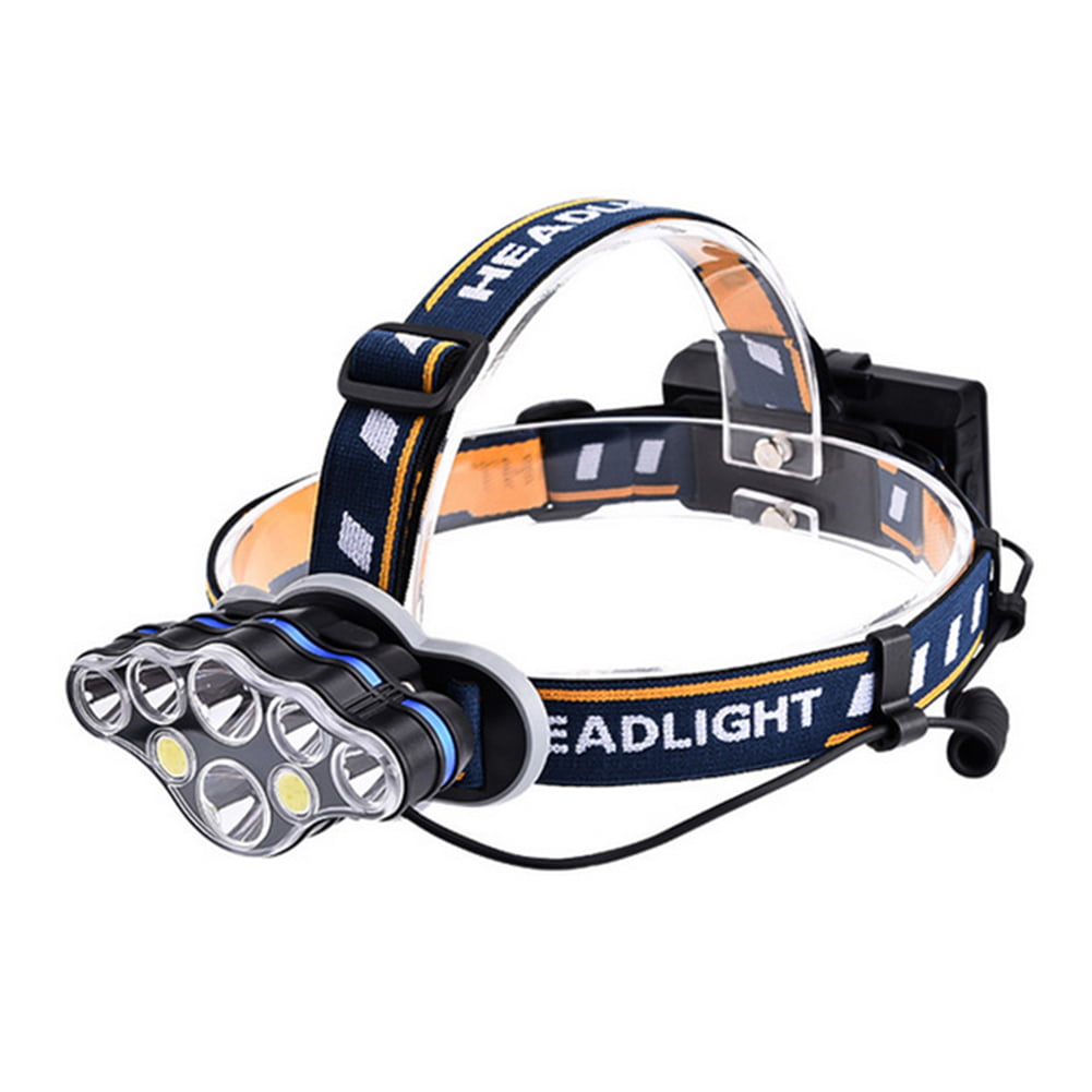 Camping and Fishing. Suitable for Running with Power Display and 8 Lighting Modes Lightweight Super Bright Upgraded Headlamp 700 Lumens Rechargeable Waterproof Headlights