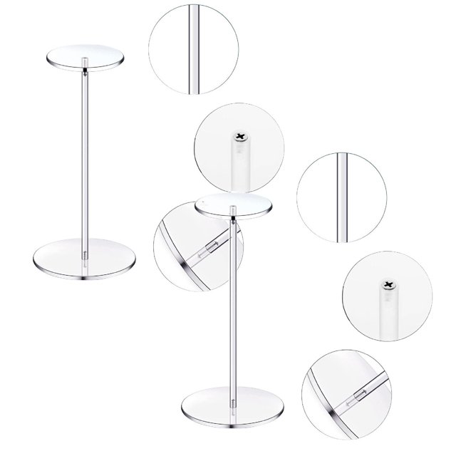 Oleegame 2PC Spoon And Lid Rest Transparent Acrylic Hat Development Display Rack Fisherman Cap Baseball Cap Storage Rack Support Rack