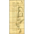 thumbnail image 2 of Vintage Maps 16x32 Black Ornate Wood Framed with Double Matting Museum Art Print Titled - Battle of Monmouth or Freehold New Jersey 1778, 2 of 4