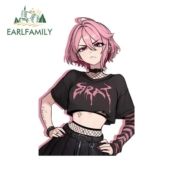 EARLFAMILY 5.1" Car Sticker Personality Scratch-Proof Vehicle JDM Decal