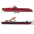 thumbnail image 4 of 8x for Sienna Wish Fortuner LED Rear Bumper Fog Light Tail Brake Stop Light, 4 of 5