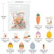 thumbnail image 5 of 22Pcs 11 Styles Alloy Enamel Pendants Easter Charms Golden Carrot & Rabbit & Easter Egg Mixed Shapes Mixed Color 16~34.5x5~20x1~1.5mm Hole: 1.5~2mm 2pcs/style, 5 of 6