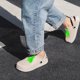 thumbnail image 5 of Zapatos 1 par Colgante Colgante Tuercas Bolas Agujero Hebilla Accesorios Retro Verde Verde, 5 of 9