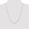 thumbnail image 2 of Auriga Fine Jewelry 14K Rose Gold 1.1mm Ropa Chain Necklace 16inch for Women, 2 of 5