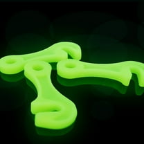 LABSERRON 8Pcs Plastic Carabiner Hook for Camping Rope Buckle in Light Green