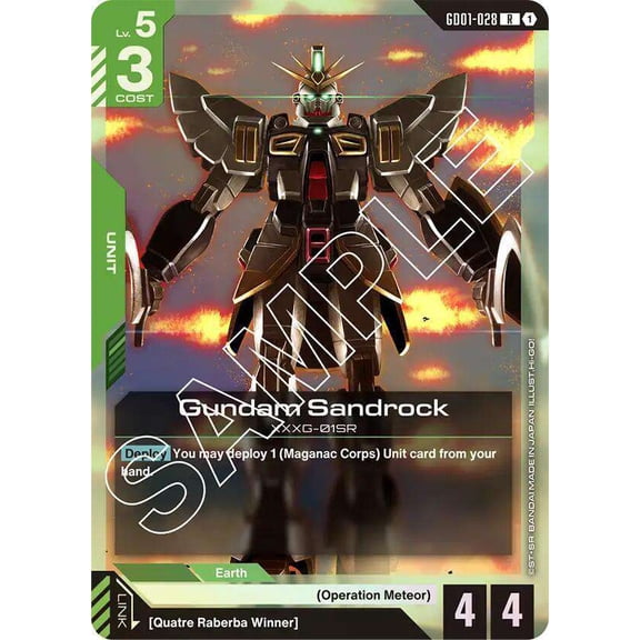 Newtype Rising Gundam Sandrock GD01-028