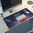 thumbnail image 5 of Ghostbusters Mouse Pad Extended Gaming No-sliped Large Desk Mat Stitched Edge Keyboard Mat Mousepad, 5 of 7