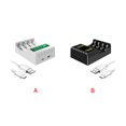 thumbnail image 4 of thinsony Chargeur de Pile Circuit Adaptateur USB Intelligent Affichage LCD 4 Accessoires de Puissance Multifonctionnels Haute Performance AAA Blanc, 4 of 7