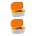thumbnail image 2 of relayinert Stylish Desktop Countertop Mask Dispenser Storage Box with Lid Spacious Holder Plastic Baby Yellow 21x14x7.8cm 2Set, 2 of 6