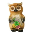 thumbnail image 1 of PENGXIANG Outdoor Solar Garden Statues Owl/Frog/Turtle Figurine With Led Light For Yard  Lawn Art Decor Gift, 1 of 13