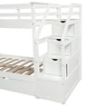 thumbnail image 6 of Twin-Over-Twin Bunk Bed with Twin Size Trundle and 3 Storage Stairs, 6 of 7