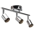 thumbnail image 3 of 3 LED Track Light Base, Adjustable Easy To Install Multi Purpose 3 Way Ceiling Spotlight Base  for Mall, 3 of 7