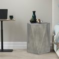 thumbnail image 2 of Joveco 18"H Concrete Side Table Outdoor Accent End Table, Garden Stool Plant Stand,Gray, 2 of 8