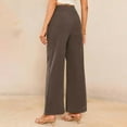 thumbnail image 6 of TRUBKH Corduroy Pants Women Wide Leg Sweat Pants Dressy Pants for Women Baggy Cargo Pants Cargo Pants Cargo Pants Baggy High Waisted Cargo Pants Coffee Xl, 6 of 6