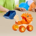 thumbnail image 4 of Camión de dinosaurio juguete educativo Perfecl camión de construcción Naranja, 4 of 8