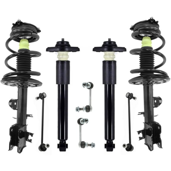 Front Struts Rear Complete Shocks & Links For Nissan Murano 3.5L 2015-2022