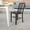 Black, variant on Emma + Oliver Commercial Grade Yellow Metal Indoor-Outdoor Chair