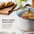 thumbnail image 6 of Greater Goods Savvy Ceramic Nonstick Cookware Set, 10 Piece Kit (Birch White), 6 of 13