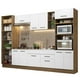 thumbnail image 1 of Cocina Integral 330cm Marrón/Blanco Agata Madesa 02, 1 of 5