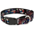 thumbnail image 1 of Buckle-Down 3-D Tv Cats In Space Martingale Dog Collar, 1 of 1