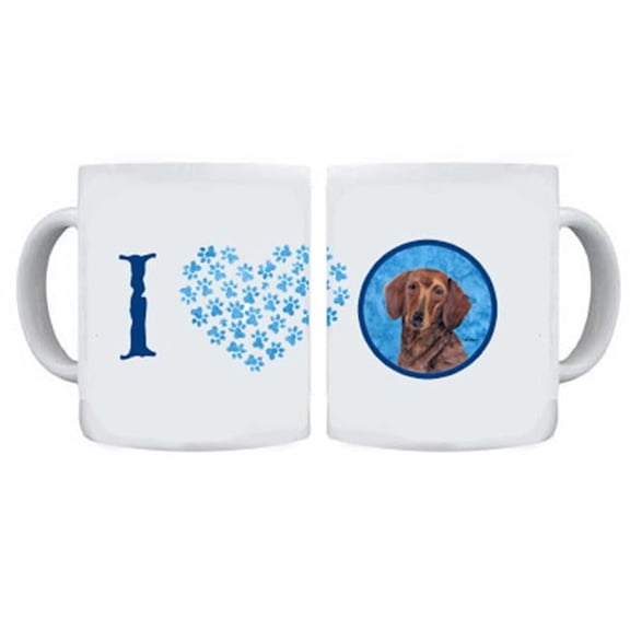 15 oz. Dachshund Dishwasher Safe Microwavable Ceramic Coffee Mug