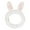 White, variant on Rabbit Ears Hair Bands for Women Soft Carol Fleece Headband Multiple Styles Elastic Hair Band for Makeup Washing Face Shower Spa
