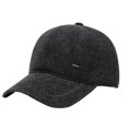 thumbnail image 1 of Boc Baseball Cap Adjustable with Fold Earmuff Comfortable Windproof Fine Texture Ear Protection Thickened Men Winter Hat with Brim Ea, 1 of 10